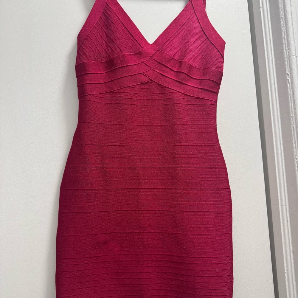 Hot Pink Bodycon Mini Dress